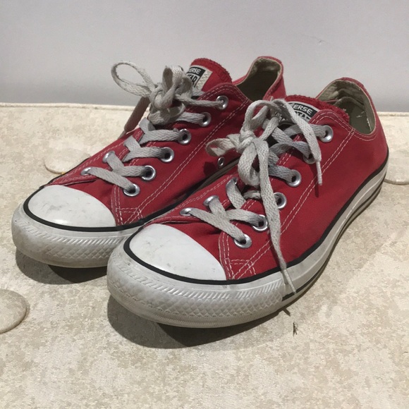 red converse all star low
